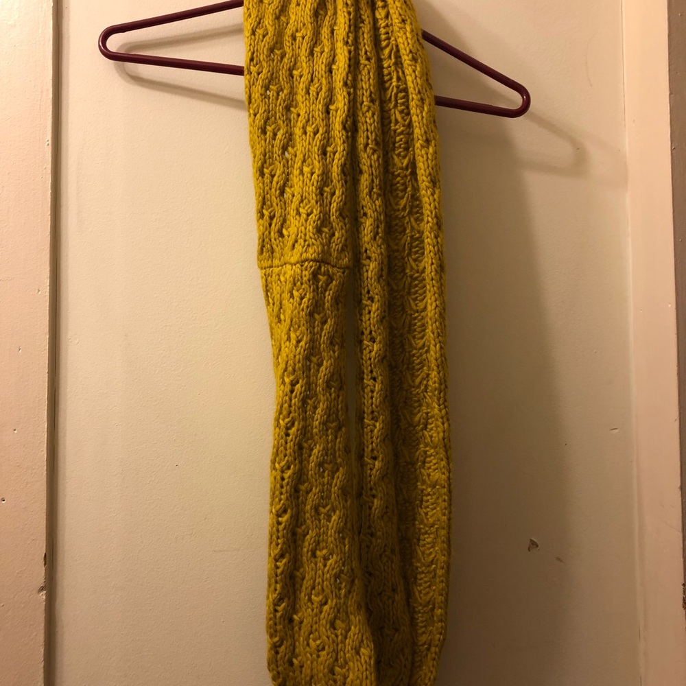 Mustard infinity scarf